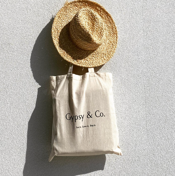 Gypsy & Co tote bag and beach hat