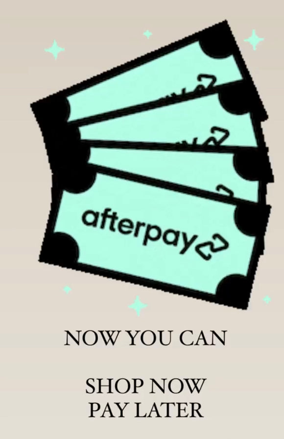 Afterpay Now Available 